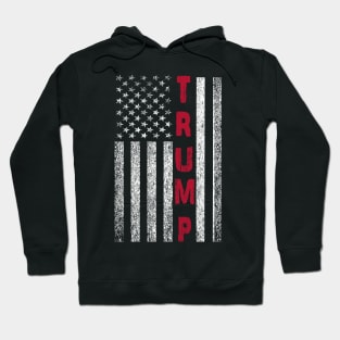 Donald Trump 2020 American Flag Vintage MAGA Trump 2020 Hoodie